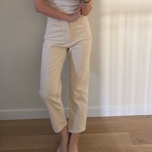 Creamy white pants